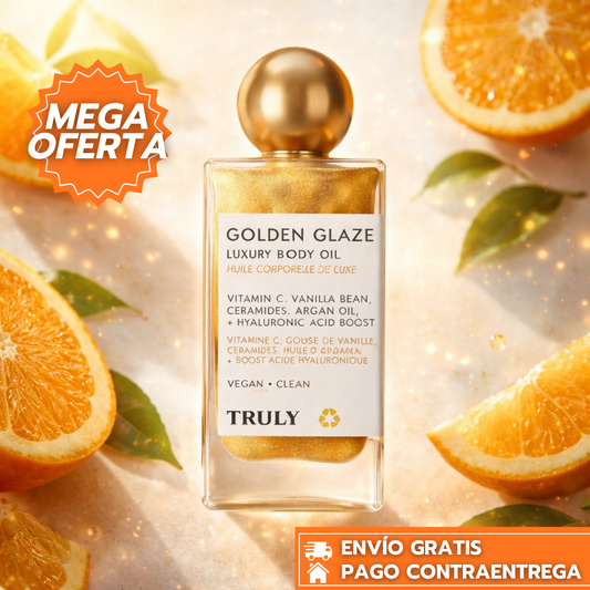 Golden Glaze™ - Aceite Corporal Iluminador con Vitamina C