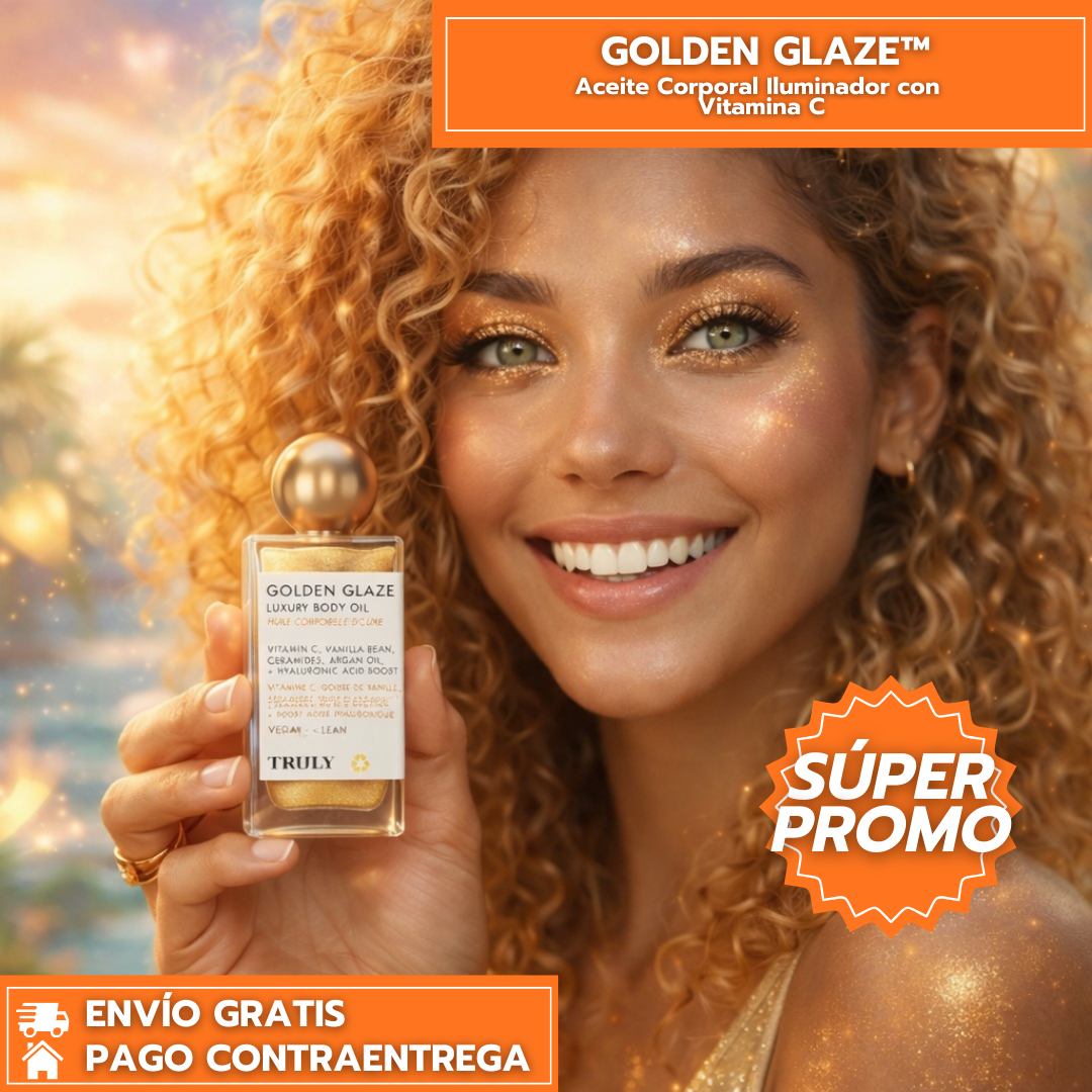 Golden Glaze™ - Aceite Corporal Iluminador con Vitamina C