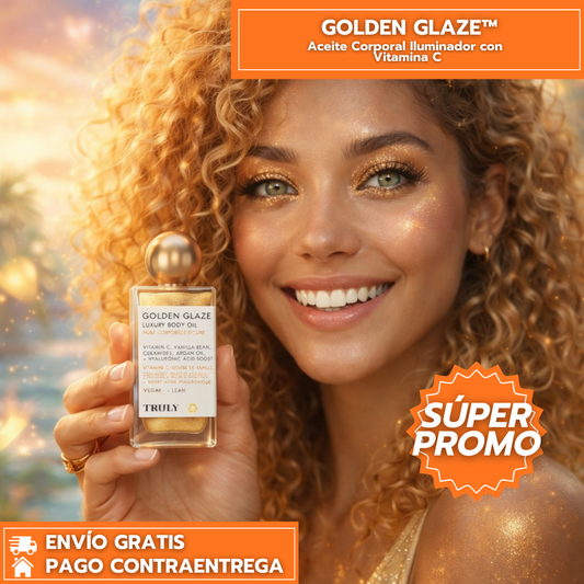 Golden Glaze™ - Aceite Corporal Iluminador con Vitamina C