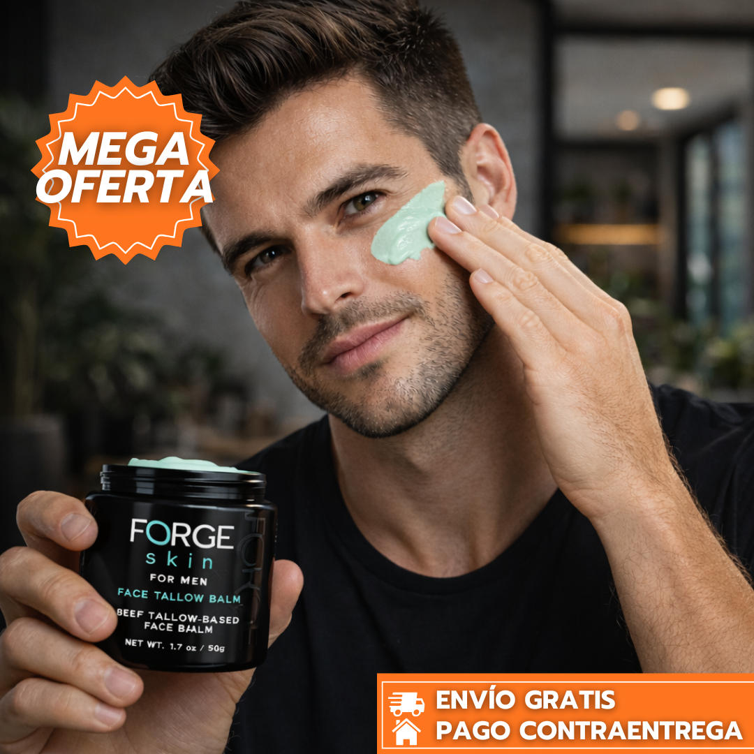 FORGE SKIN™ - Hidratación Profunda y Defensa Anti-edad Masculina