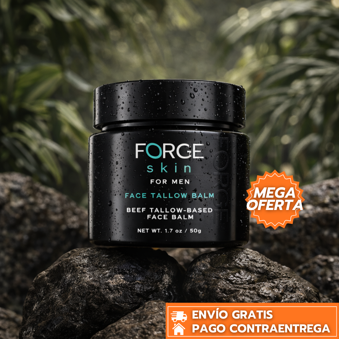 FORGE SKIN™ - Hidratación Profunda y Defensa Anti-edad Masculina