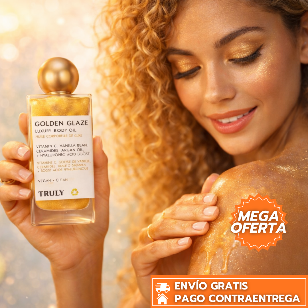 Golden Glaze™ - Aceite Corporal Iluminador con Vitamina C