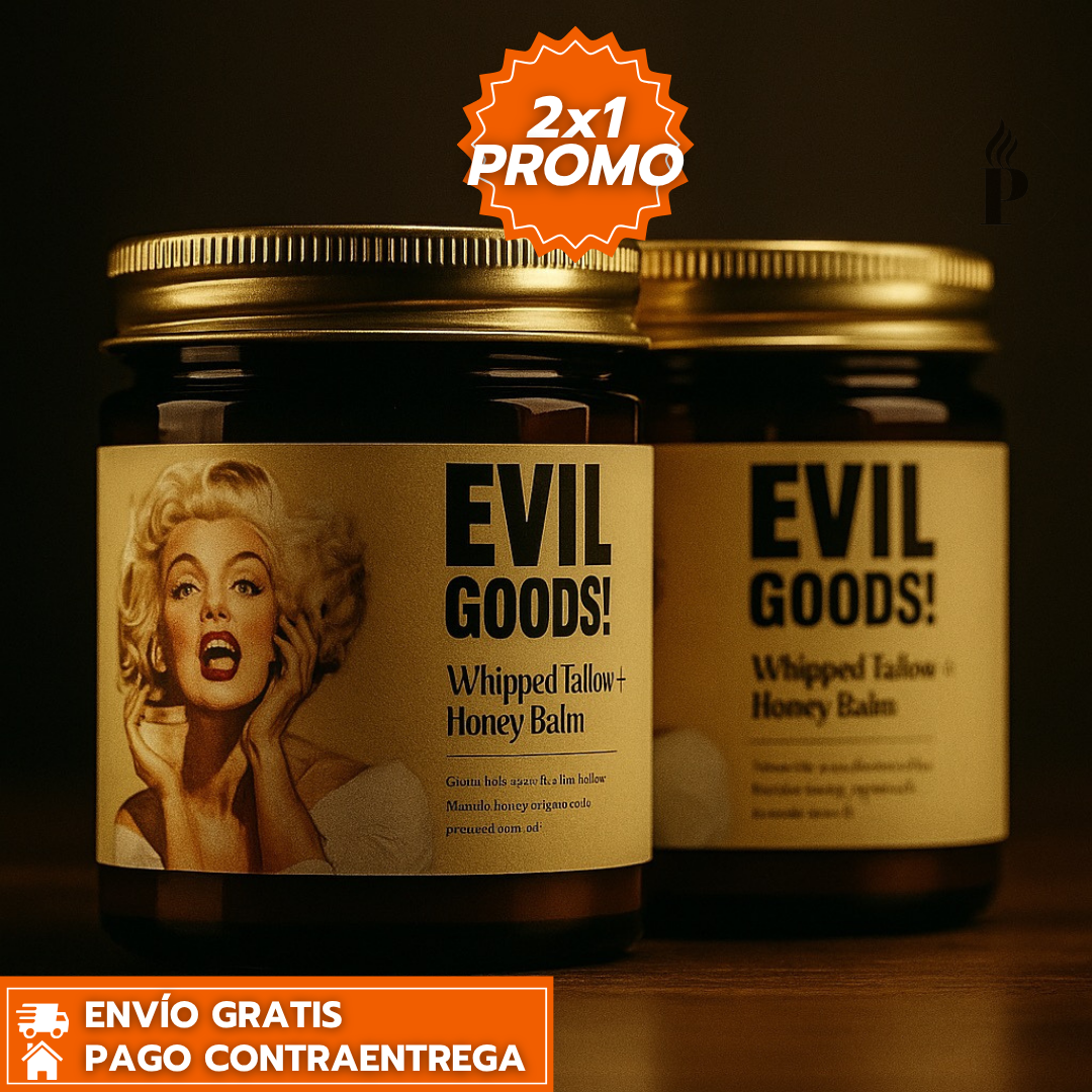 Oferta Especial 2x1: Evil Goods™ - Bálsamo corporal natural que hidrata, repara y suaviza la piel seca.